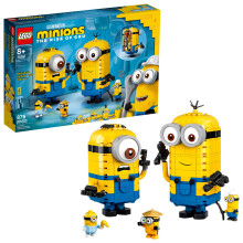 Lego Minions: El Origen de Gru: Minions de Ladrillo y Su Escondite (75551) Set de Construcción para Niños