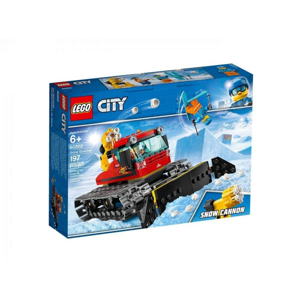 LEGO City Great Vehicles Snow Groomer 60222 Building Kit (197 Pieces)