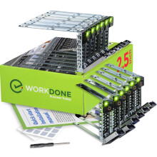 WORKDONE 12-Pack 2.5"" Drive Caddy - Compatible for Dell PowerEdge Ser