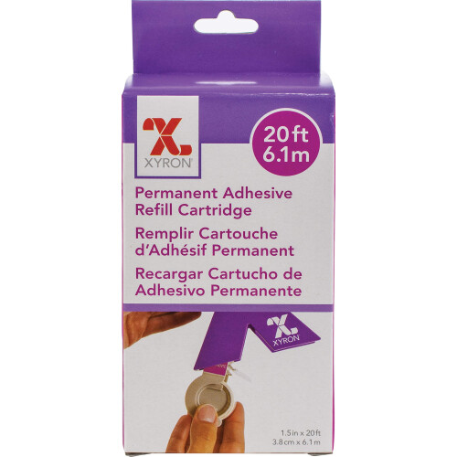 Xyron 150 Refill Cartridge 8/Pkg  1.5""X20' Permanent 8 Pack 1