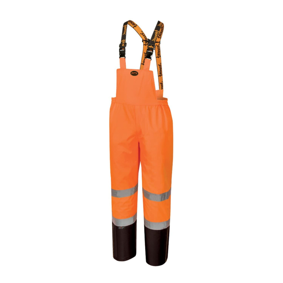 Pioneer Ripstop High Visibility Bib Pant - Safety Rain Gear - Hi Vis