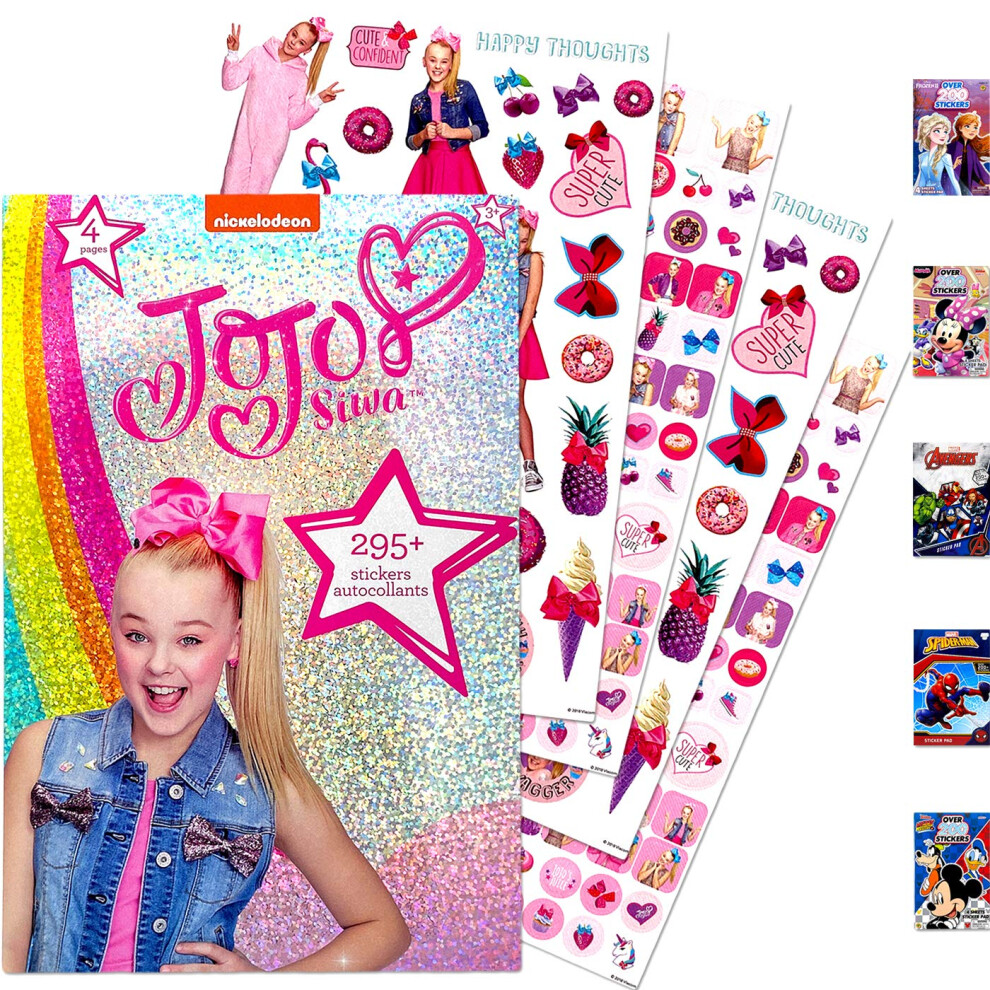 JoJo Siwa Star Sticker Book Over 295+ - Perfect for Gifts  Party Favor