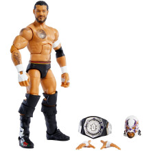 Figura de acción WWE Santos Escobar Elite Collection Serie 87 6" Posable Coleccionable