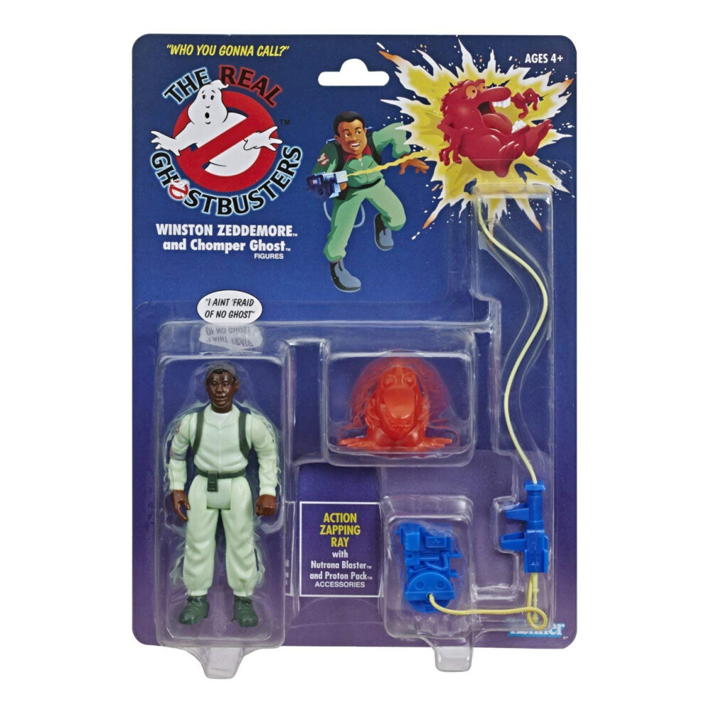 Power Rangers Ghostbusters Kenner Classics Winston Zeddemore and Chomp