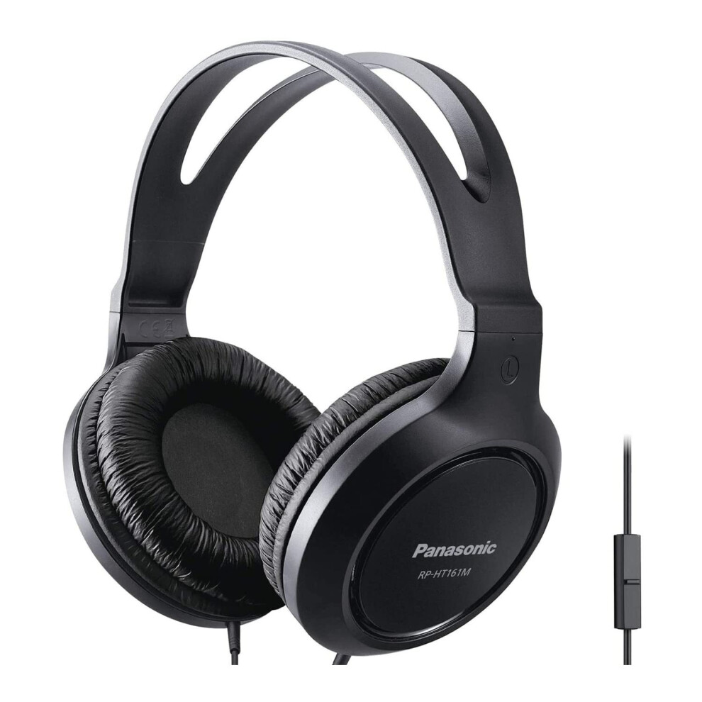 Panasonic Lightweight Over The Ear Wired Headphones with Microphone  S