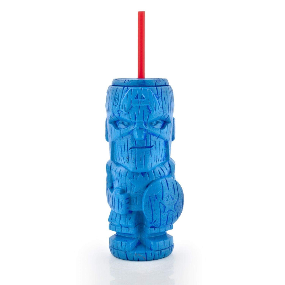 Captain America Geeki Tikis Marvel Tumbler | Official Marvel Collectib