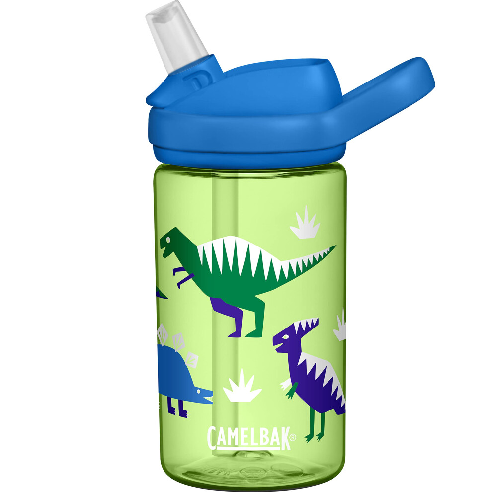 CamelBak Eddy+ Kids BPA-Free Water Bottle with Straw  14oz  green  Mod