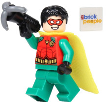 LEGO DC Super Heroes: Batman II Minifigure - Robin (met Rode Masker en Cape) 10753