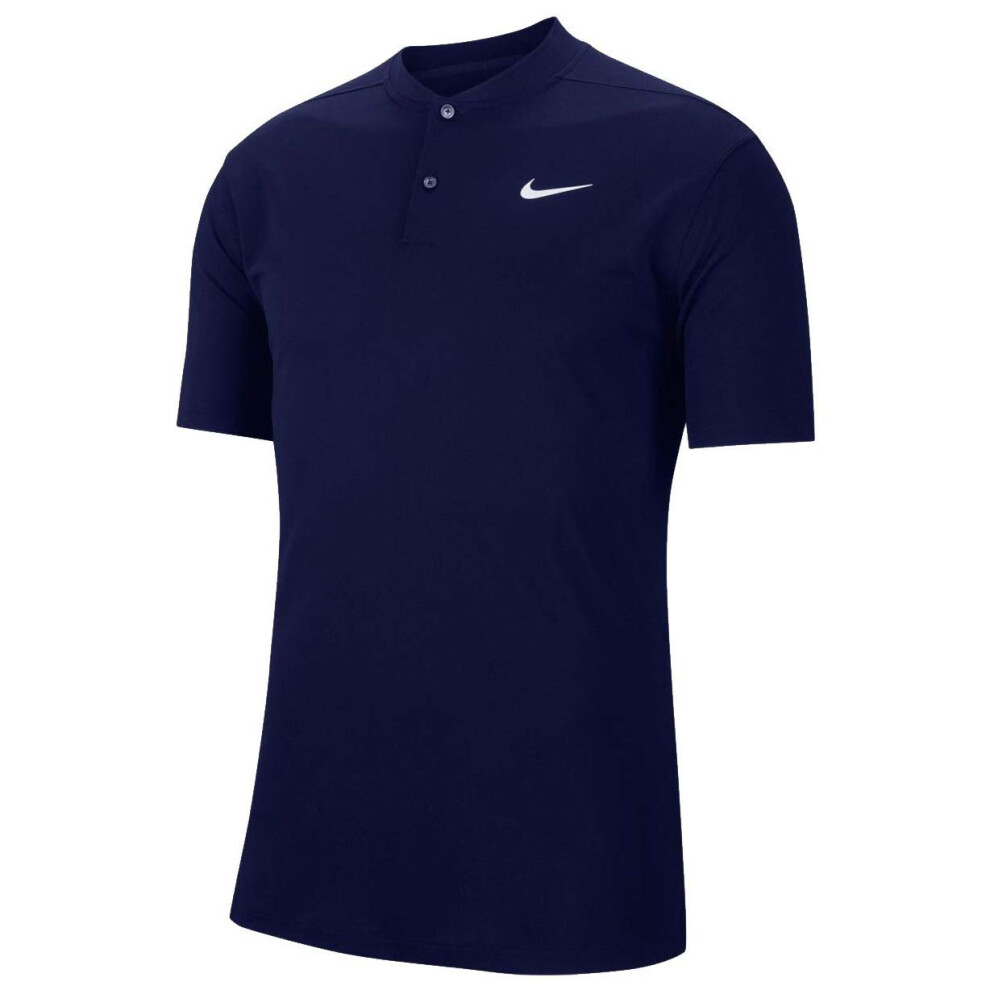 Nike Men's Nike Dri-fit Victory Blade Polo  Blue Void/White  Medium