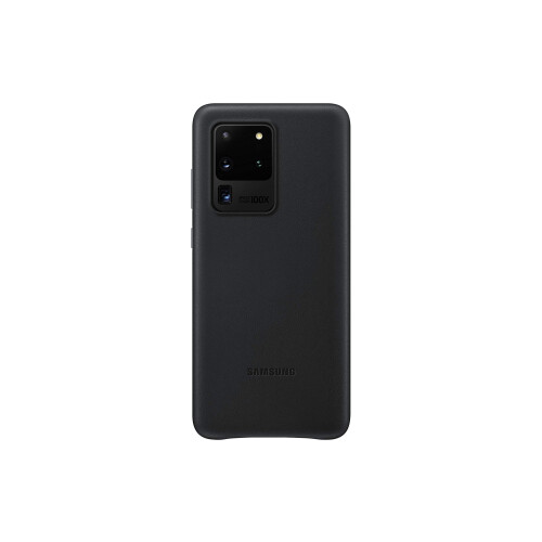Samsung Θήκη Samsung Galaxy S20 Ultra, Δερμάτινη Πίσω Κάλυψη - Μαύρη (Έκδοση ΗΠΑ με Εγγύηση)