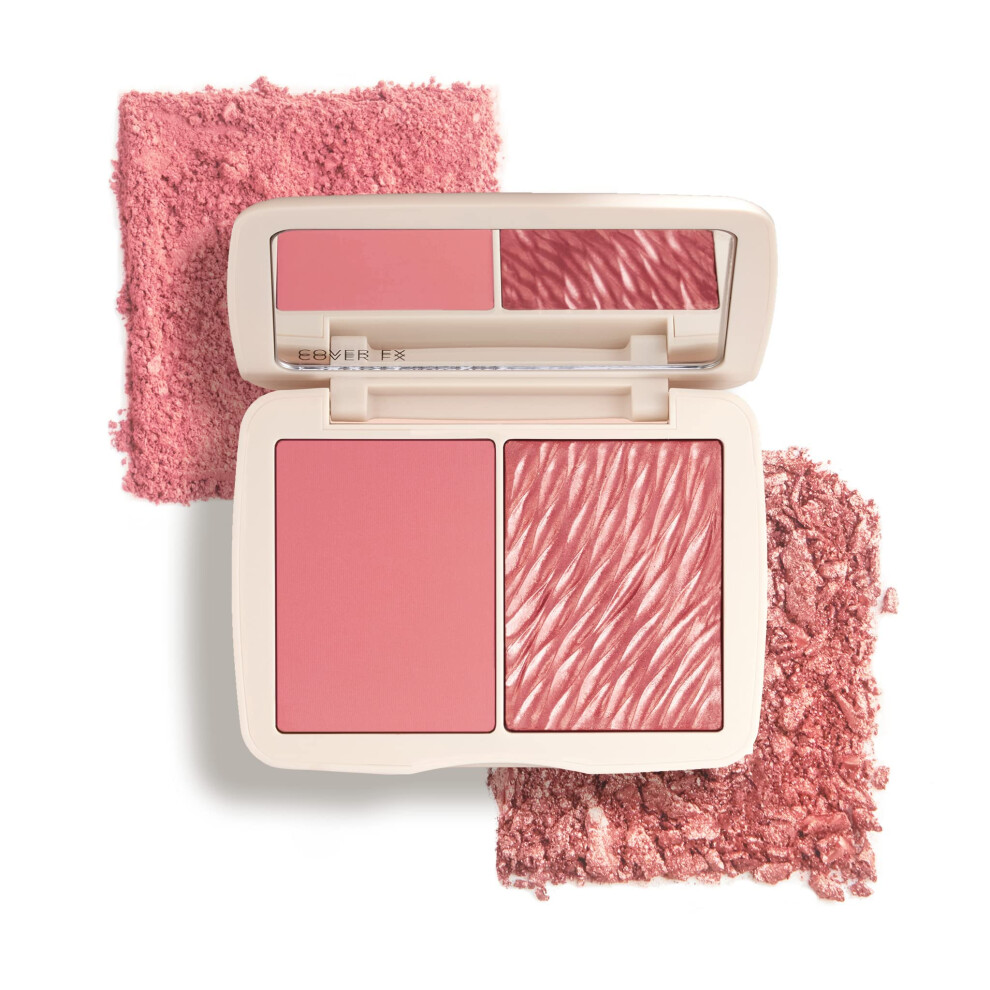 COVER FX Monochromatic Powder Blush Duo - Mojave Mauve: Dusty Rose - M