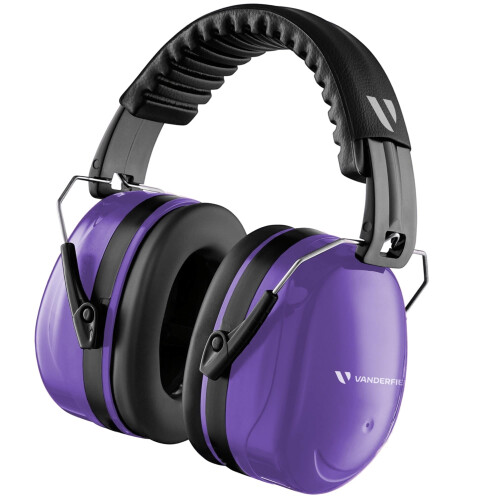 Vanderfields Hearing Protection Ear Muffs for Noise Reduction  33dB Ce