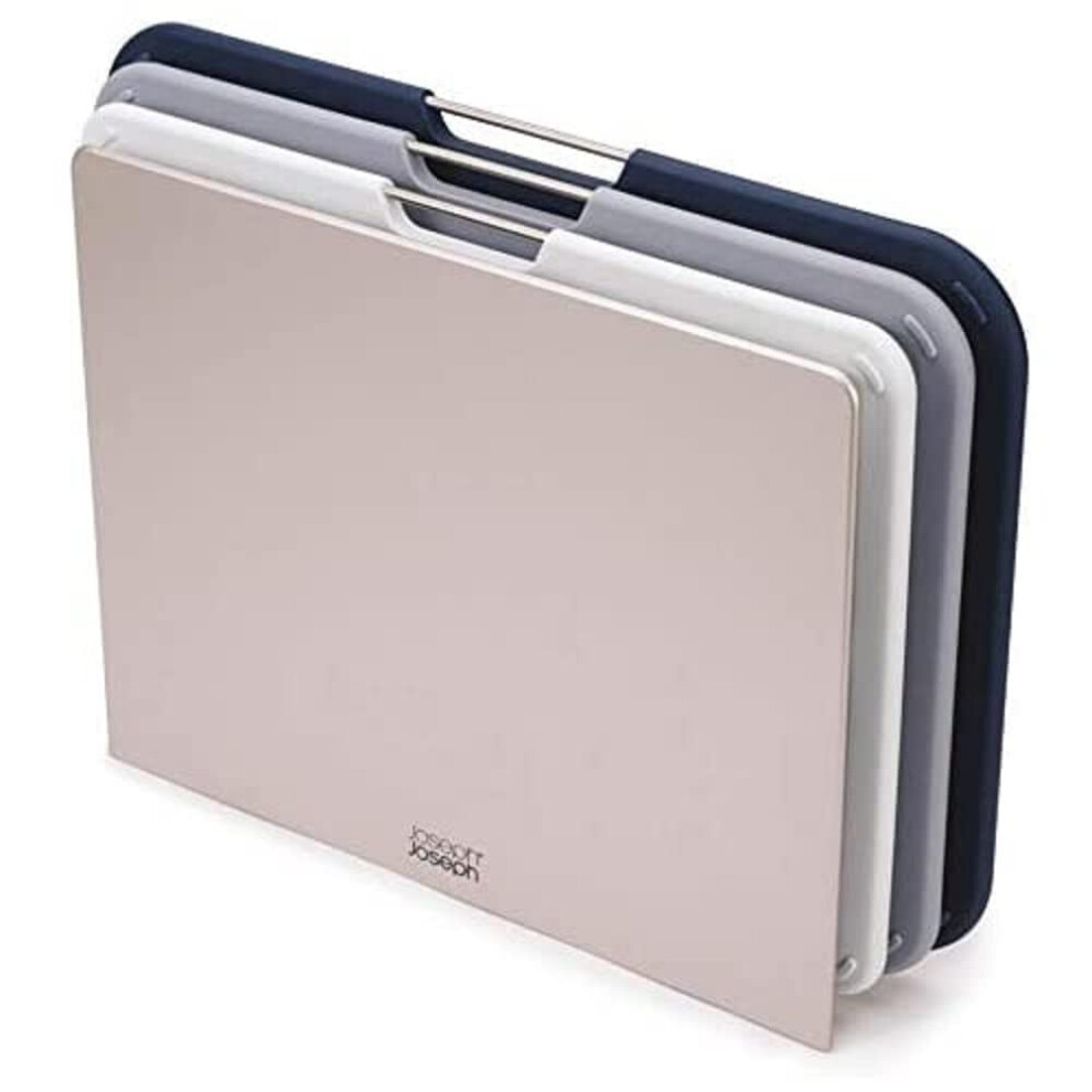 Joseph Joseph Nest Large 3-Piece Color coded Cutting Board Set with St