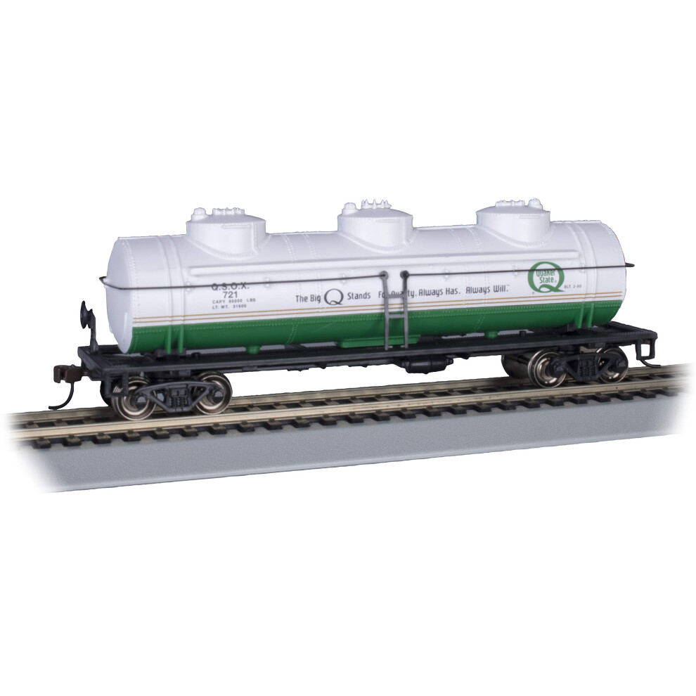 Bachmann Trains - 40' Three-Dome Tank Car - Quaker State #721 - HO Sca