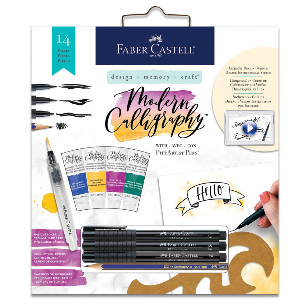 Faber-Castell Modern Calligraphy Kit - Lettering and Calligraphy Craft