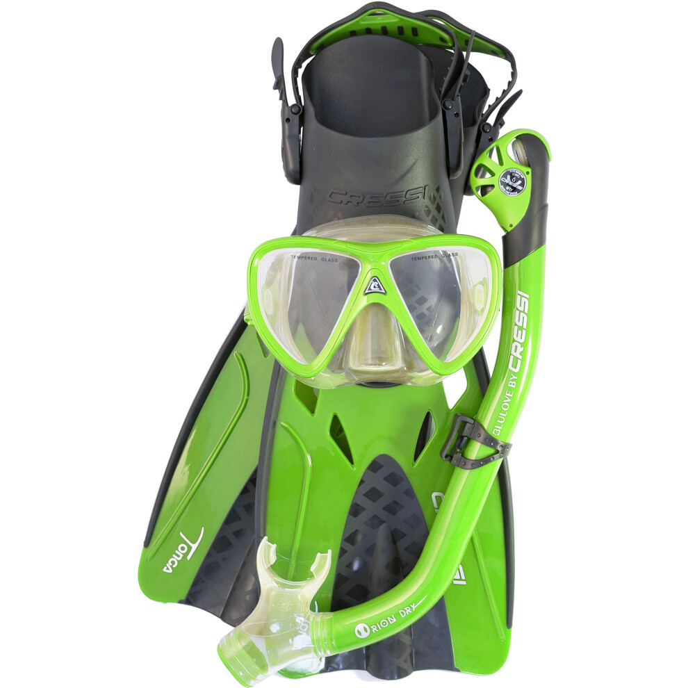 Cressi Tonga Pro Dry Set  Lime  L/XL