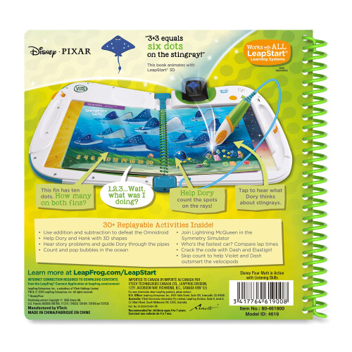 LeapFrog LeapFrog LeapStart 3D Disney Pixar Pals Math Book 2