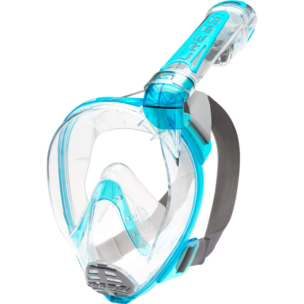 Cressi Duke Dry  Clear/Translucent Aquamarine  S/M