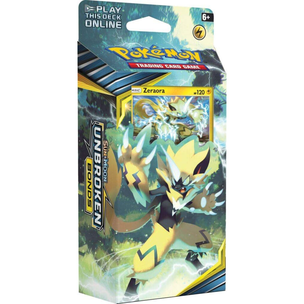 Pokemon TCG: Sun & Moon Unbroken Bonds Zeraora Theme Deck