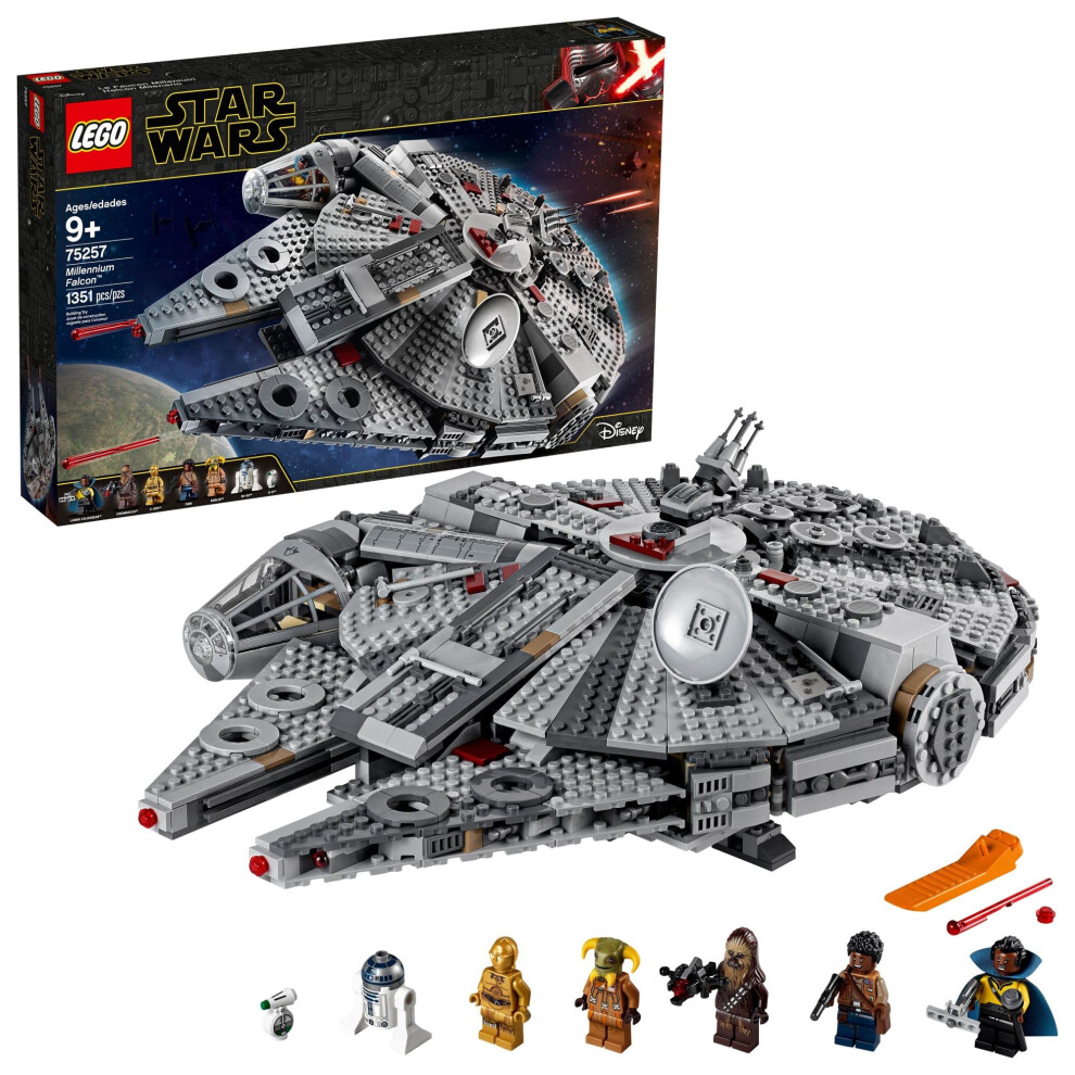 LEGO Star Wars Millennium Falcon 75257 Building Set - Starship Model w