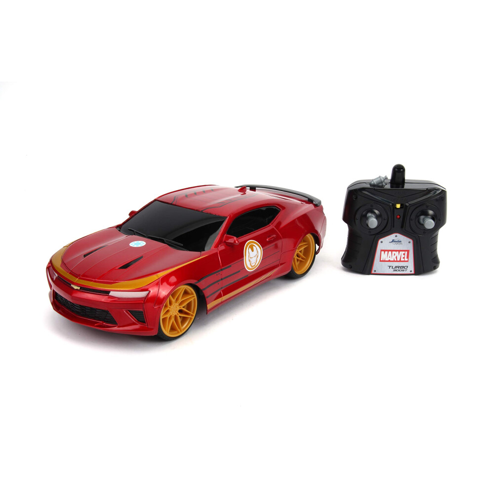 Jada Toys - Hollywood Rides 1:16 Iron Man Camaro R/C   Red