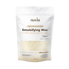 Nuvia Organics Emulgerende Was 100% Natuurlijke Plantaardige NF Cosmetische & Voedselveilige Was; 6oz