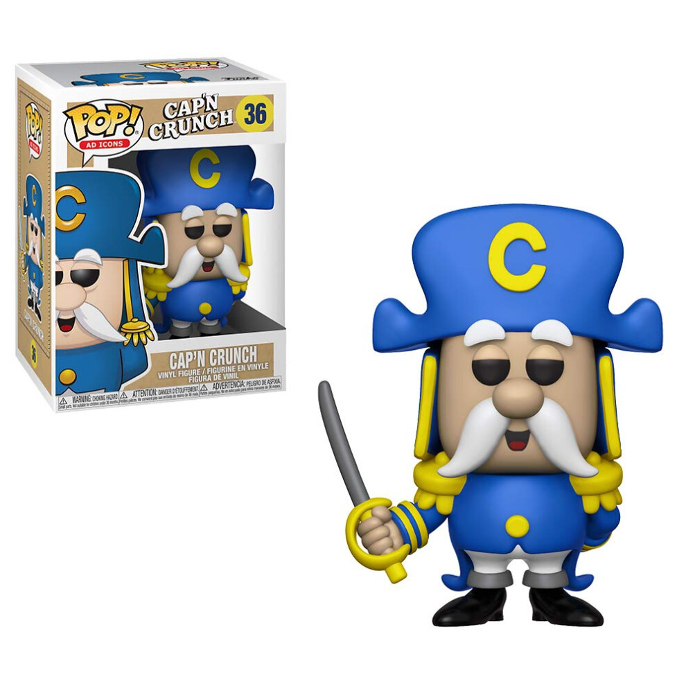 Funko POP! AD Icon: Quaker Oats - Captain Crunch with Sword  Multicolo