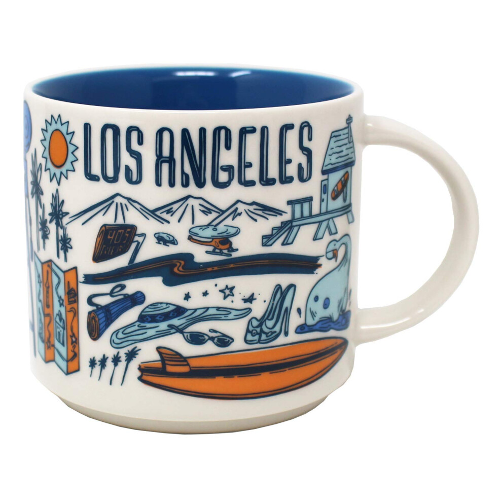 Starbucks Been There Series Los Angeles Ceramic Mug  14 Oz