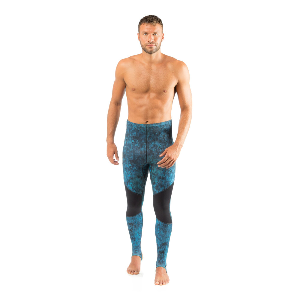 Cressi Hunter Rash Guard Pants  Camo Blue  XL