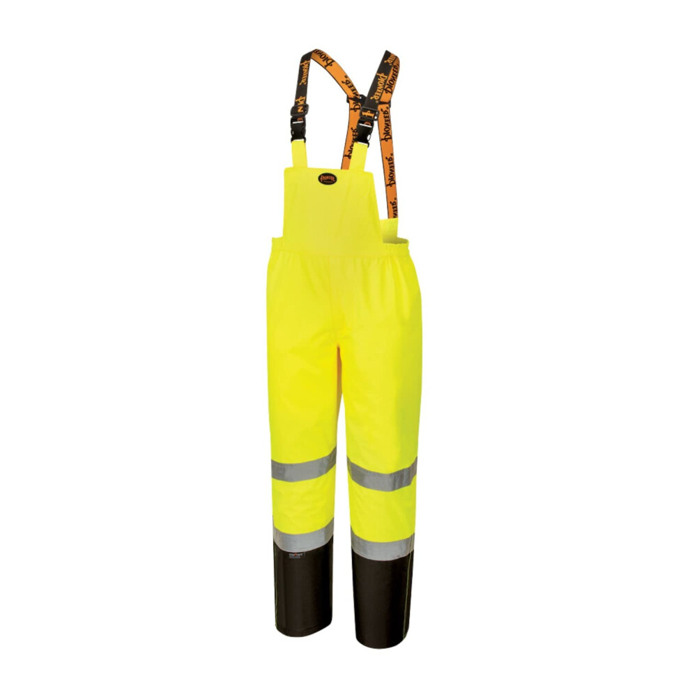 Pioneer Ripstop High Visibility Bib Pant - Safety Rain Gear - Hi Vis