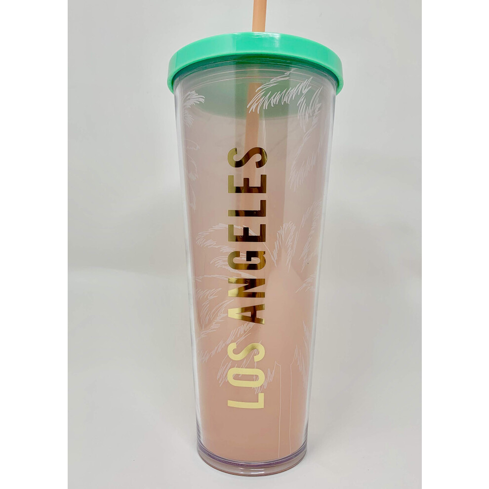 Starbucks Los Angeles 24 oz Venti Cold Cup Traveler Tumbler