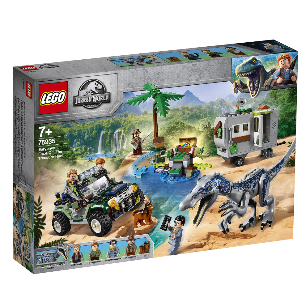 LEGO Jurassic World Baryonyx Face Off: The Treasure Hunt 75935 Buildin