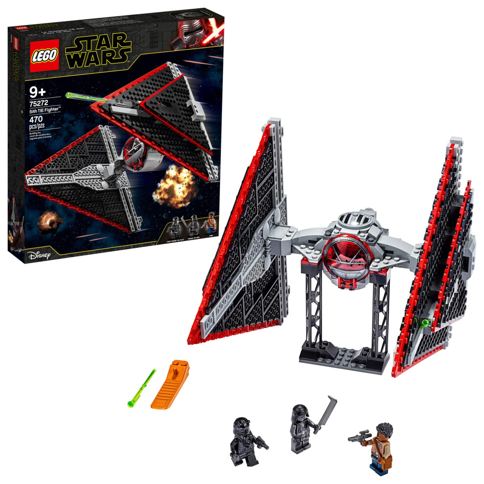 LEGO Star Wars Sith TIE Fighter 75272 Collectible Building Kit  Cool C