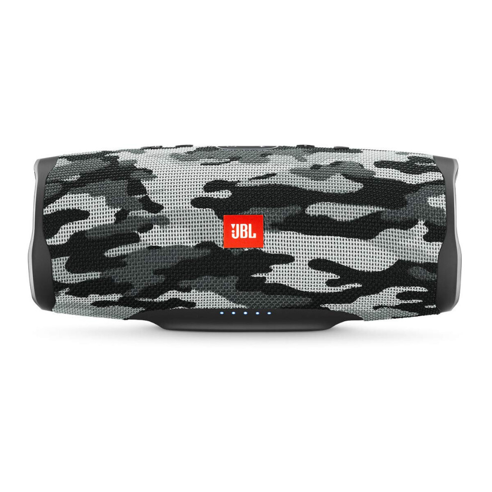 JBL Charge 4 Portable Bluetooth Speaker (Black/White Camouflage)