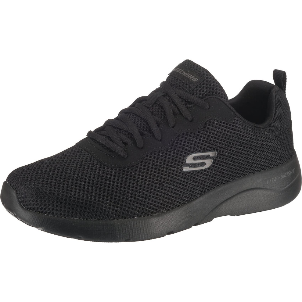 Skechers Mens Dynamight 2.0 Rayhill Low Top Sneaker Shoes Black 11