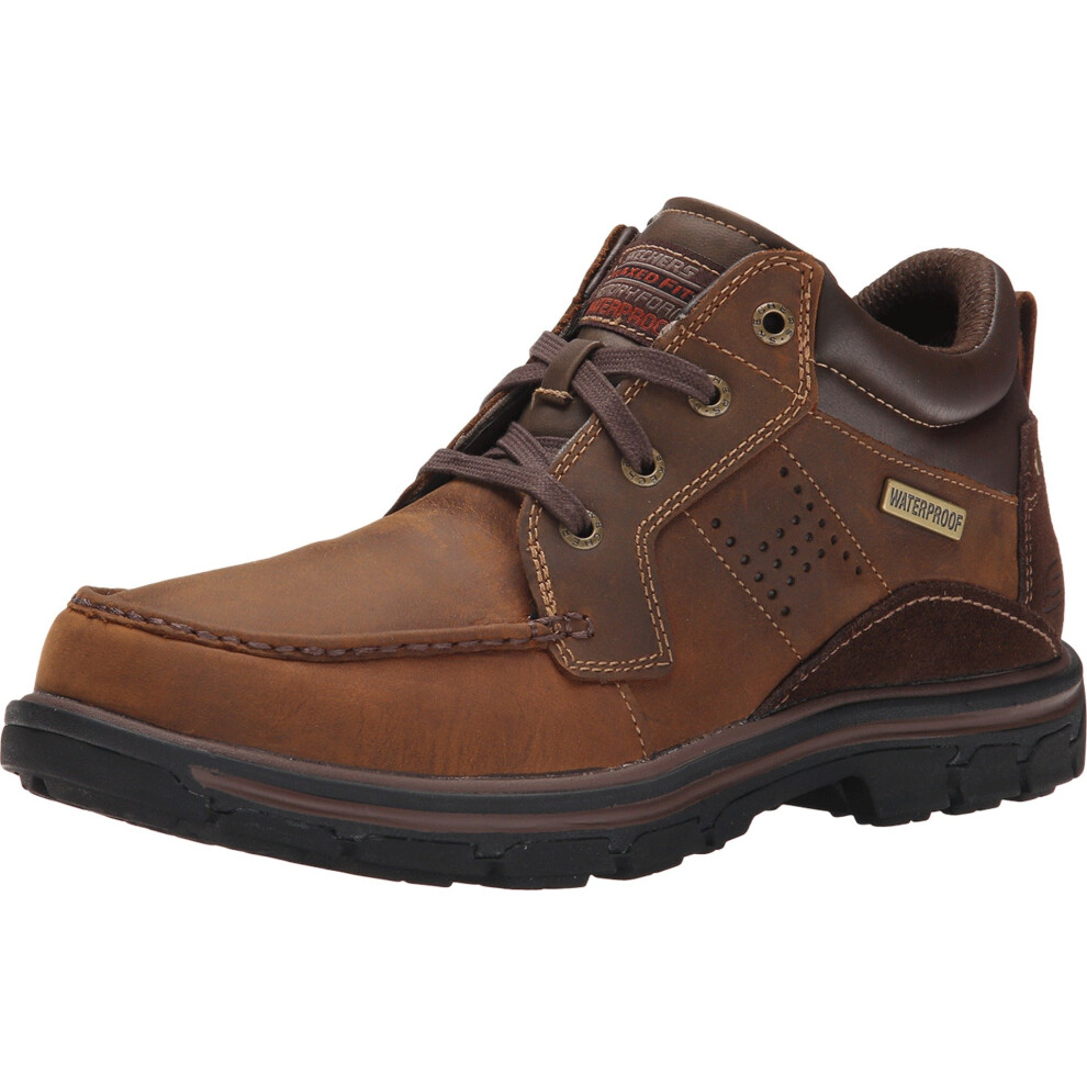 Skechers Men's Relaxed Fit Segment-Melego  Dark Brown  6.5 D US