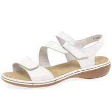 Rieker Women's Flip Flop Sandal  White  9