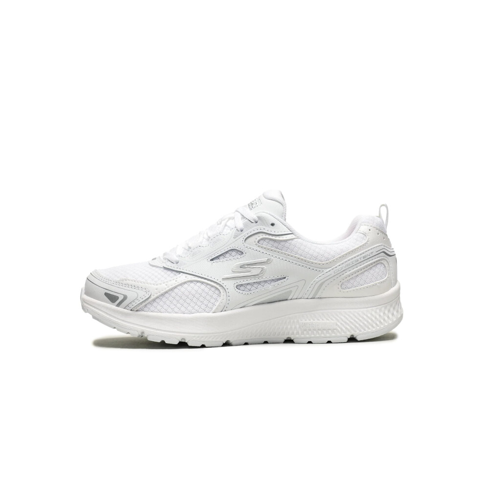 Skechers womens Consistent Sneaker  White/Silver  8 US