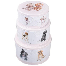 Wrendale Designs Cake Tin Nest - A Dogs Life