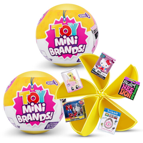 5 Surprise Mini Brands Series 3 από ZURU (2 Πακέτο) Μυστικά Συλλεκτικά Παιχνίδια