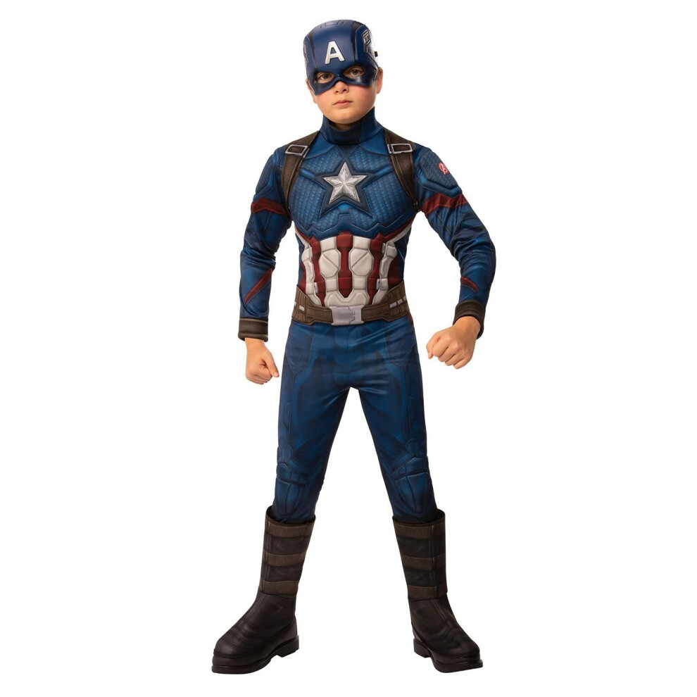 Rubie's Child's Marvel Avengers: Endgame Deluxe Captain America Costum