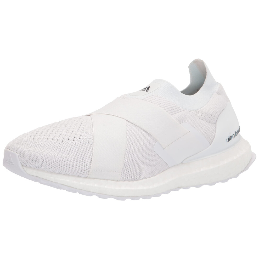 adidas womens Ultraboost Dna Running Shoe  White/White/Acid Orange (Sl