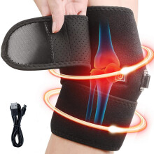 Knee Heating Pads USB Powered Heated Knee Sleeve 3 Heat Levels Knee Warmers With Mesh Pocket For Mother Father Friends