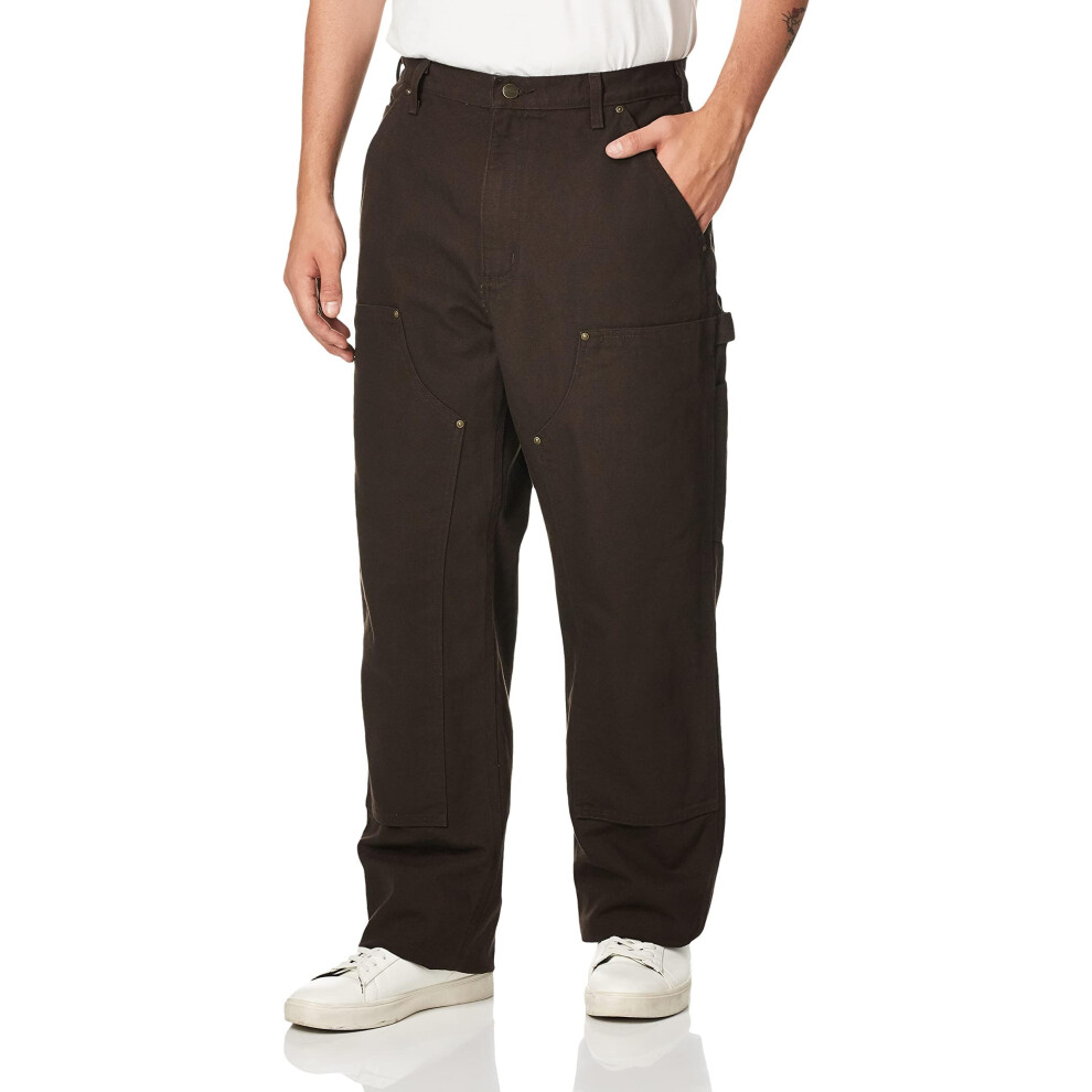 Carhartt Men's Loose Fit Washed Duck Double-Front Utility Work Pant  D