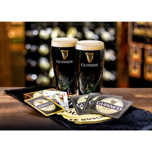 Guinness Guinness Official Home Bar Pack | Includes Pint Glasses  Beer Mats  Ba 1