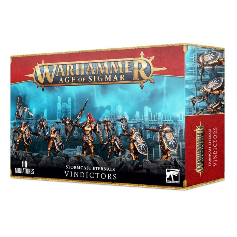 Games Workshop Warhammer Aos - Stormcast Eternals Vindictors - Tabletop Miniatures Wargame
