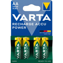 VARTA Rechargeable Ready2Use Pre-Charged AA Mignon Ni-Mh Battery (4-Pa