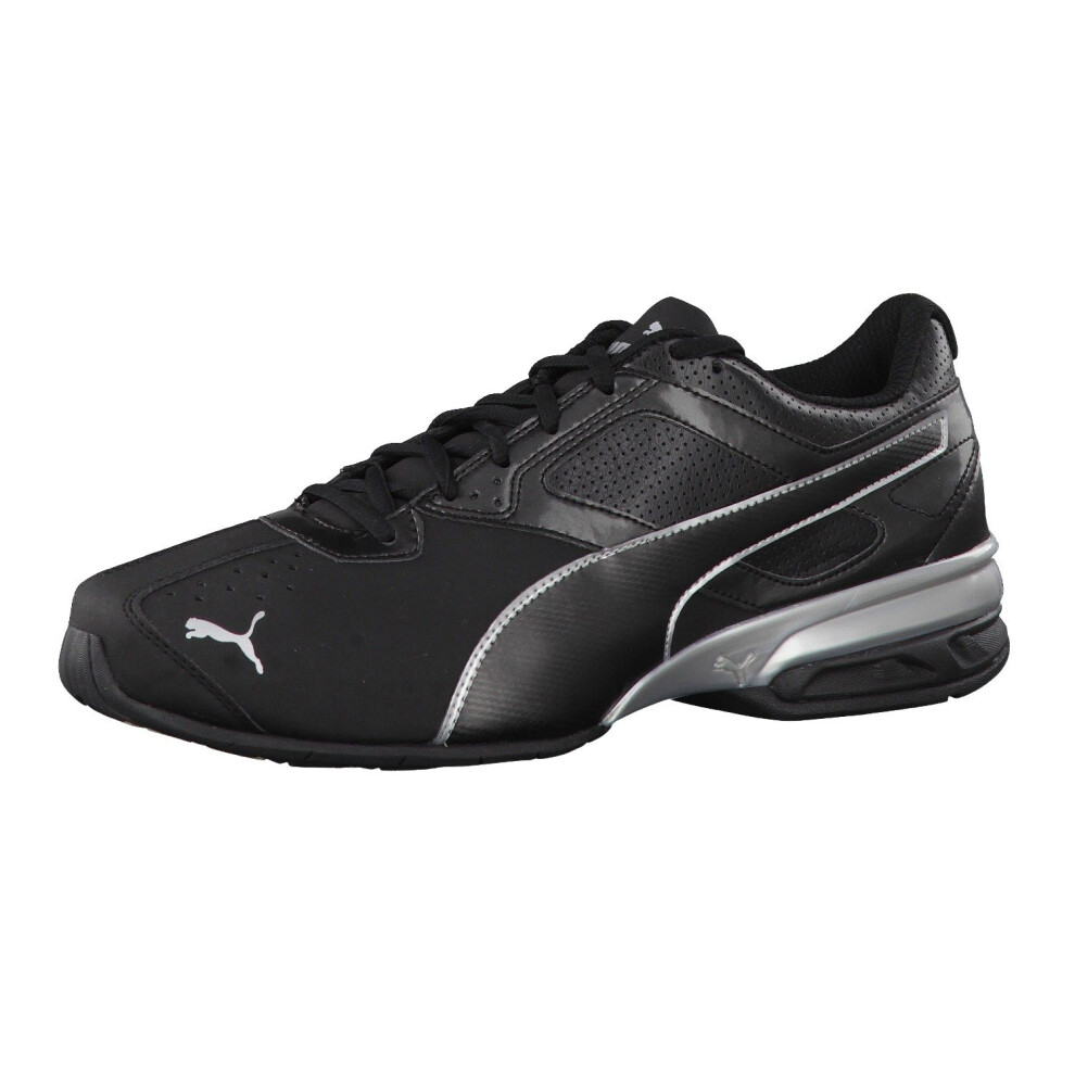 Puma Men's Tazon 6 FM Road Running Shoe  Black Silver  8.5