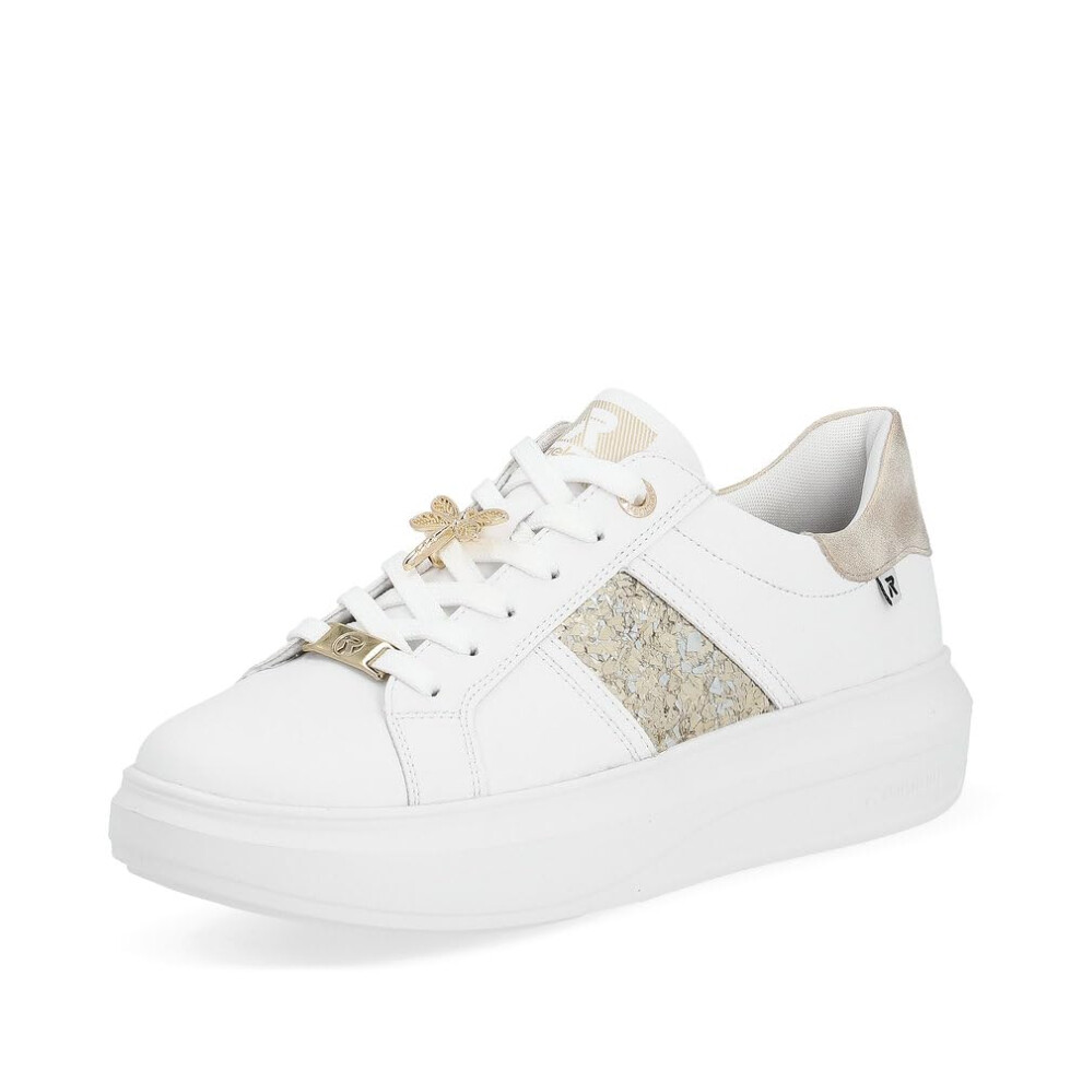Rieker Evolution W1202 Women's Low-Top Trainers  Loose Insole  Weiss E
