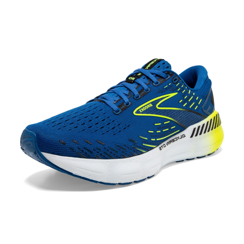 Brooks Men's Glycerin GTS 20 Supportive Running Shoe - Blue/Nightlife/